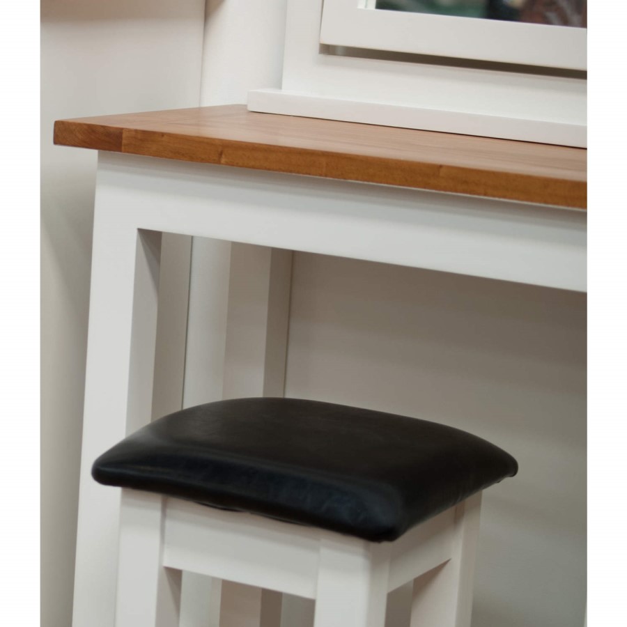 GRADE A1 - Wilkinson Furniture Cherbourg Solid Pine Dressing Table Mirror and Stool