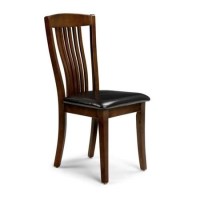 GRADE A1 - Julian Bowen Canterbury Dining Chair in Mahogany 