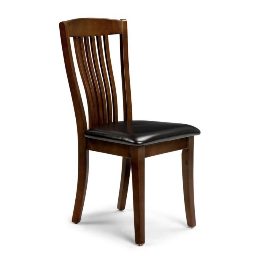 GRADE A1 - Julian Bowen Canterbury Dining Chair in Mahogany 