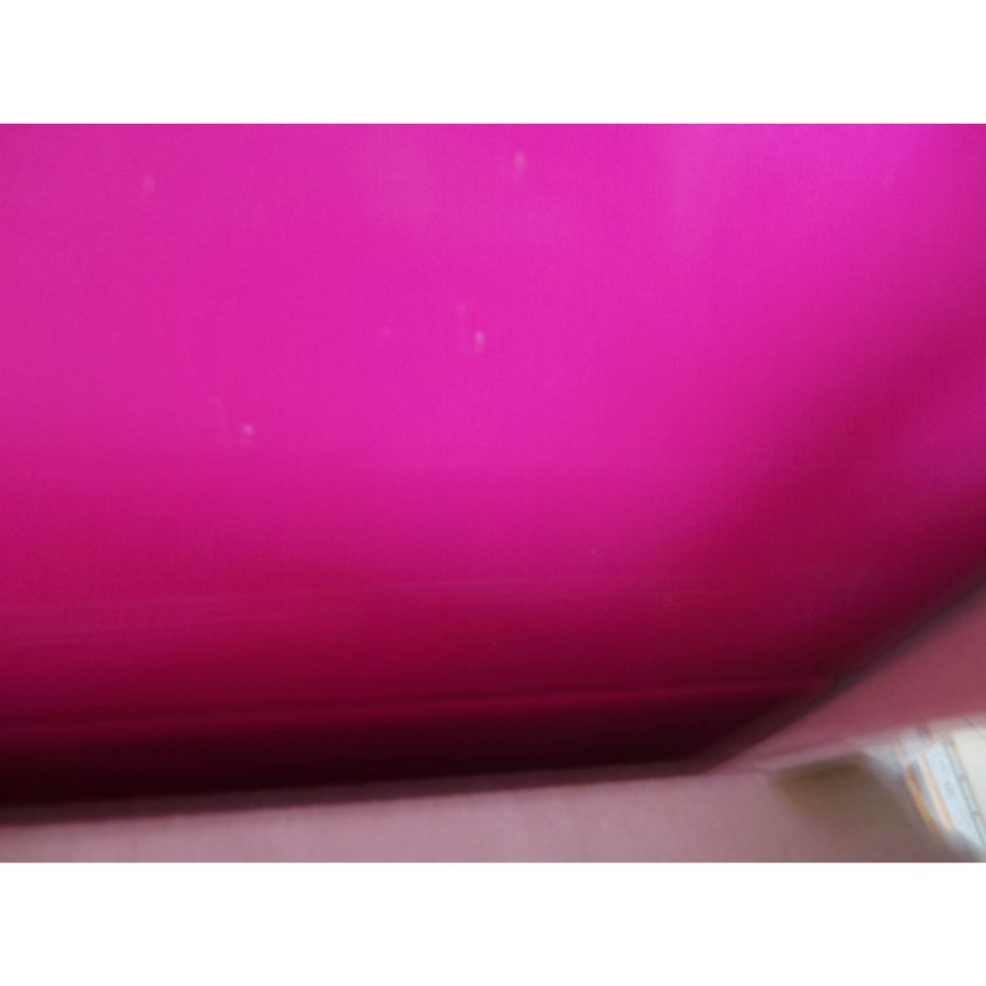 GRADE A2 - Welcome Furniture Hatherley High Gloss 5 Drawer Chest in Black and Pink