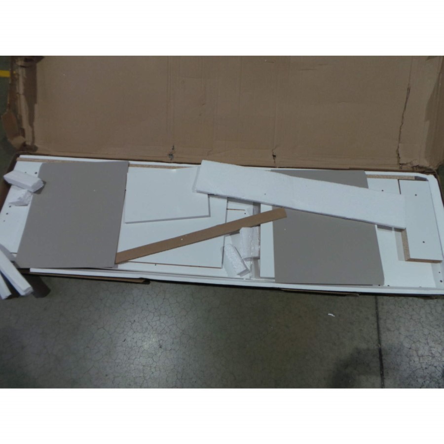 GRADE A3 -  Skylight Vertigo 36 High Gloss White TV Cabinet