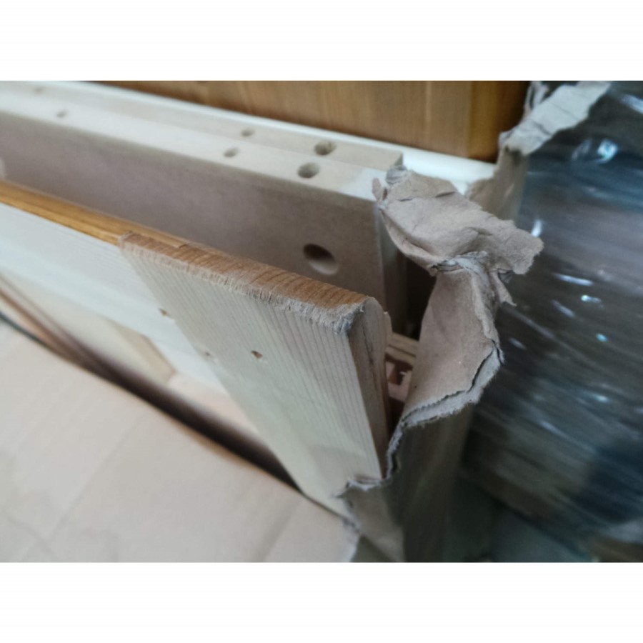 GRADE A2 - Steens Richmond Cream 3 Door 4 Drawer Wardrobe