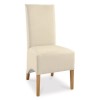 GRADE A2 - Bentley Designs Cream Wing Back Dining Chairs Pair