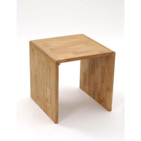 GRADE A1 - Pavilion Rattan Parquet Side Table - As New