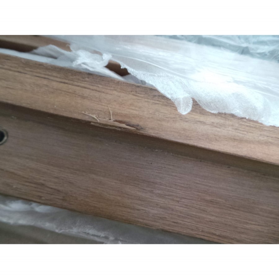 GRADE A2 - Vineyard Dark Oak Large Sliding Door Wardrobe 