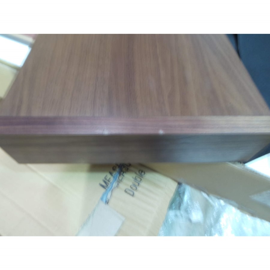 GRADE A2 - Bentley Designs Akita 4-6 Seater Extending Dining Table In Walnut 