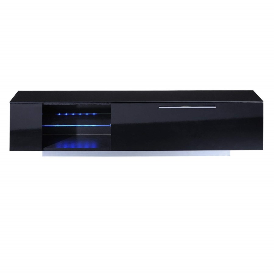 Skylight Vertigo 38 High Gloss Black TV Cabinet