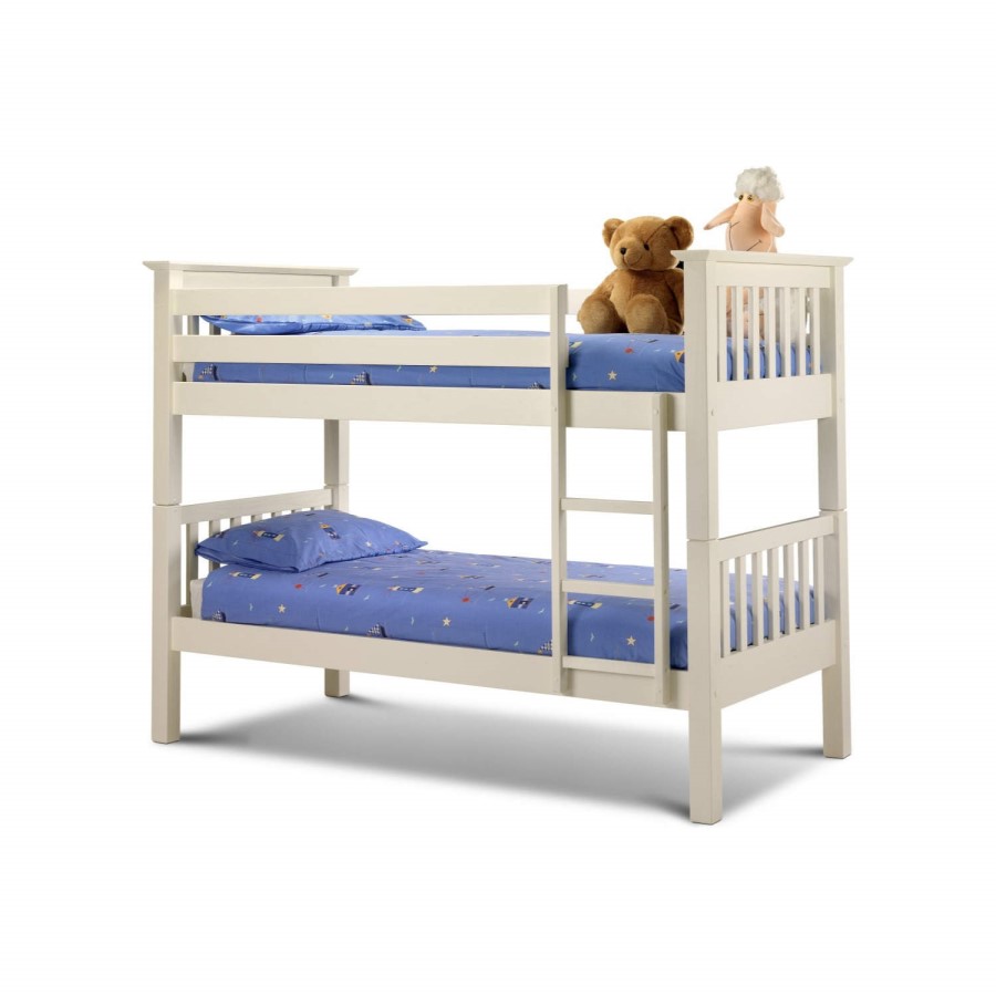 GRADE A2 - Julian Bowen White Bunk Bed 