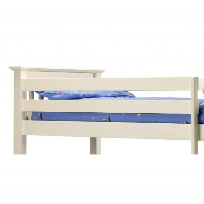 Julian Bowen Barcelona Bunk Bed in Stone White