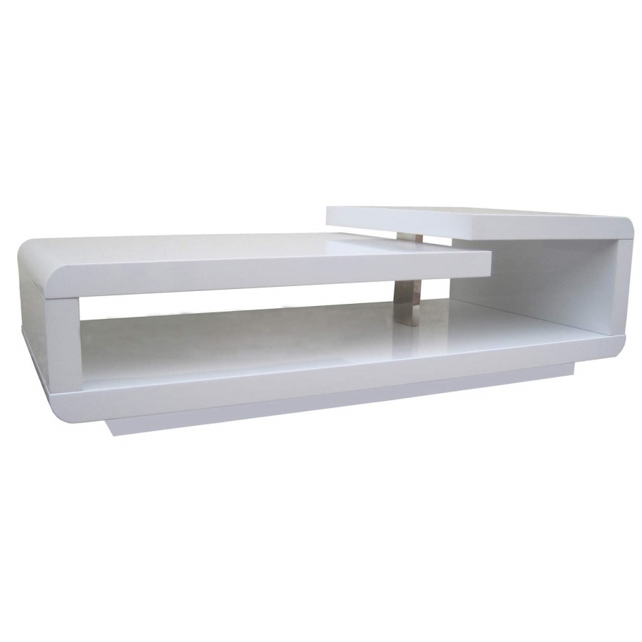 High Gloss White High Gloss Coffee Table - Tiffany Range