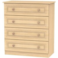 GRADE A2 - Corrib Light Oak Chest of Drawer - 4 Drawer