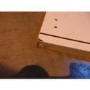 GRADE A2 - Jordan 3 Door 2 Drawer Sliding Mirrored Wardrobe in White - 
