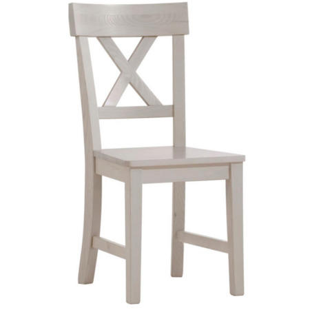 GRADE A1 - Steens Monaco Chair Pair In Whitewash