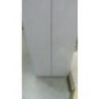 GRADE A2 - One Call Furniture Kiddi Blue 2 Door Wardrobe White Melamine and Blue Edging