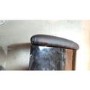 GRADE A3 - Seconique Charisma High Gloss Round 4 Seater Stowaway Dining Set in Black