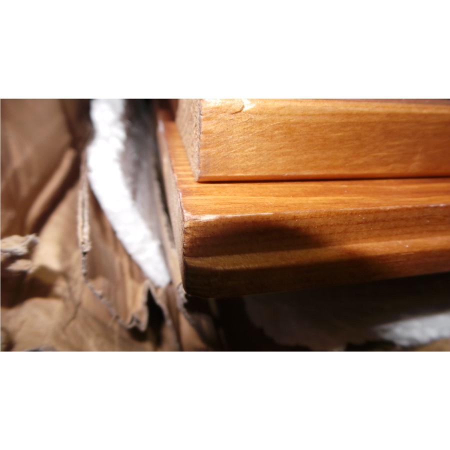 GRADE A2 - Copenhagen 2 Door 2 Drawer Wardrobe Pine