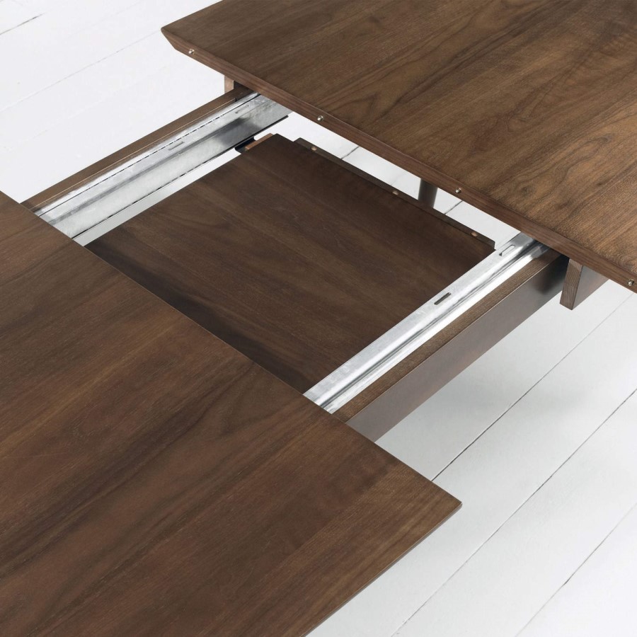 Oslo Walnut Extendable Dining Table Seats 6-8 - Bentley Designs