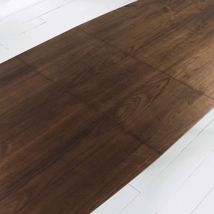Oslo Walnut Extendable Dining Table Seats 6-8 - Bentley Designs