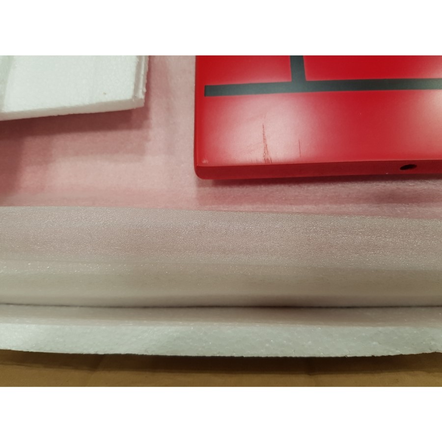 GRADE A2 - Julian Bowen London Bus Bunk Bed In Red 