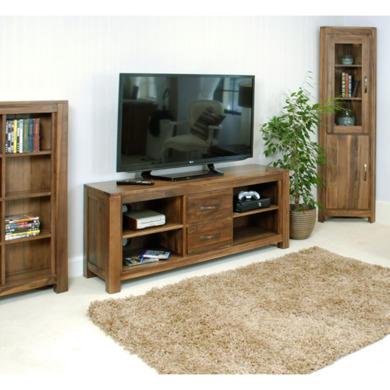 GRADE A2 - Baumhaus Mayan Low Widescreen TV Cabinet