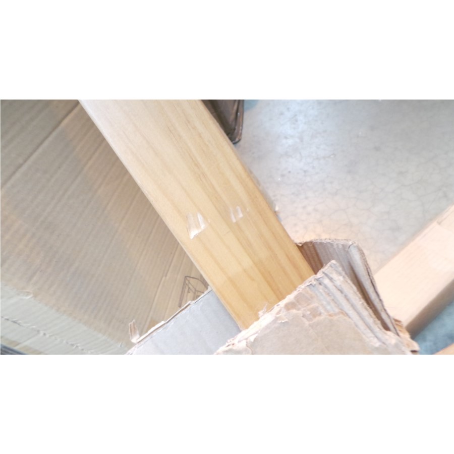 GRADE A2 - Oxford Pine Mid Sleeper Bed - Ladder fixes to either side!