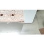 GRADE A2 - Lexi White High Gloss 2 Drawer Bedside Table