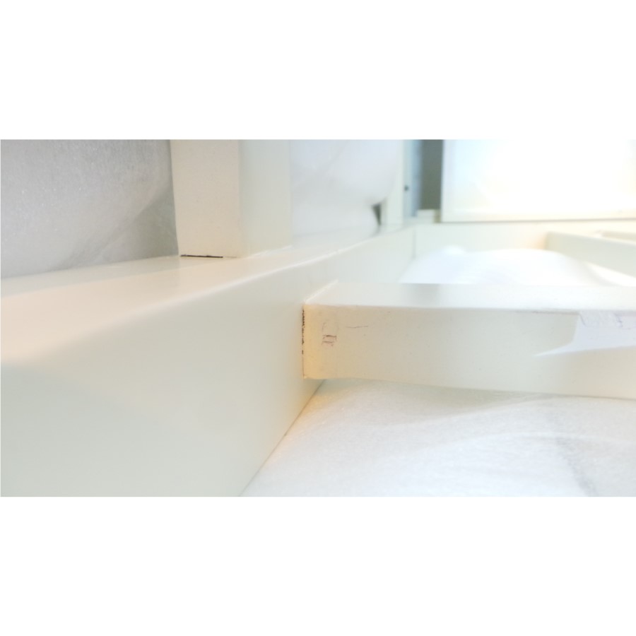 GRADE A2 - Savannah Solid Acacia Wood Dressing Table in Ivory