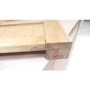 GRADE A2 - Rustic Saxon Solid Oak Console Table