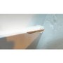 GRADE A3 - Tiffany White  High Gloss Asymmetrical Coffee Table
