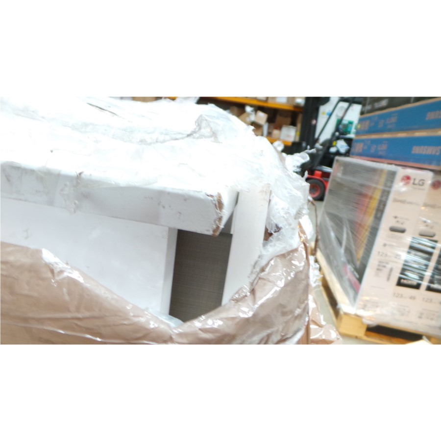 GRADE A3 - One Call Furniture Alpine Dressing Table in White High Gloss