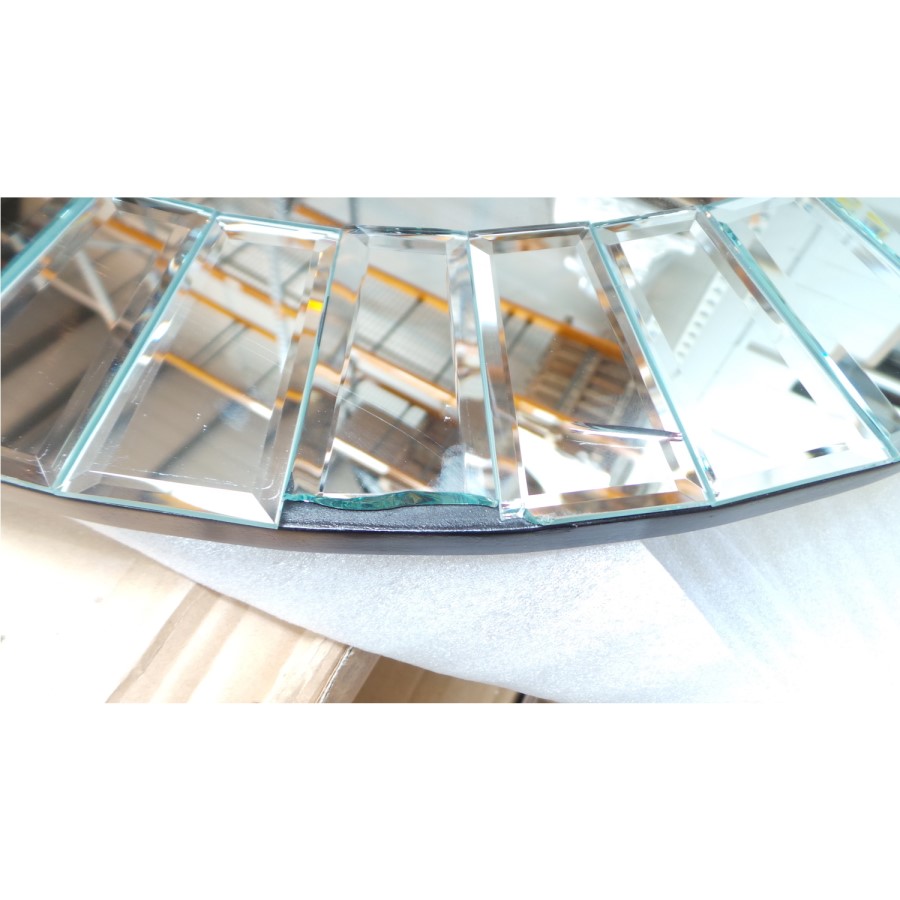 GRADE A3 - Julian Bowen Sonata Round Wall Hanging Mirror