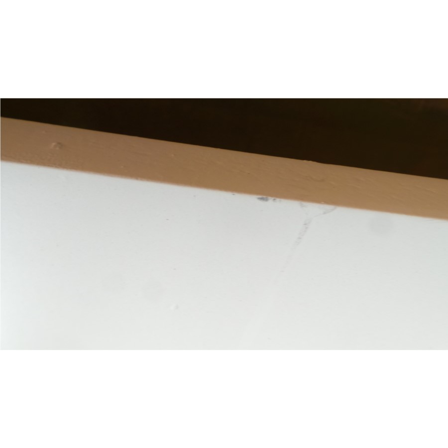 GRADE A3 - Harper Solid Wood 3 Door 3 Drawer Wardrobe in White