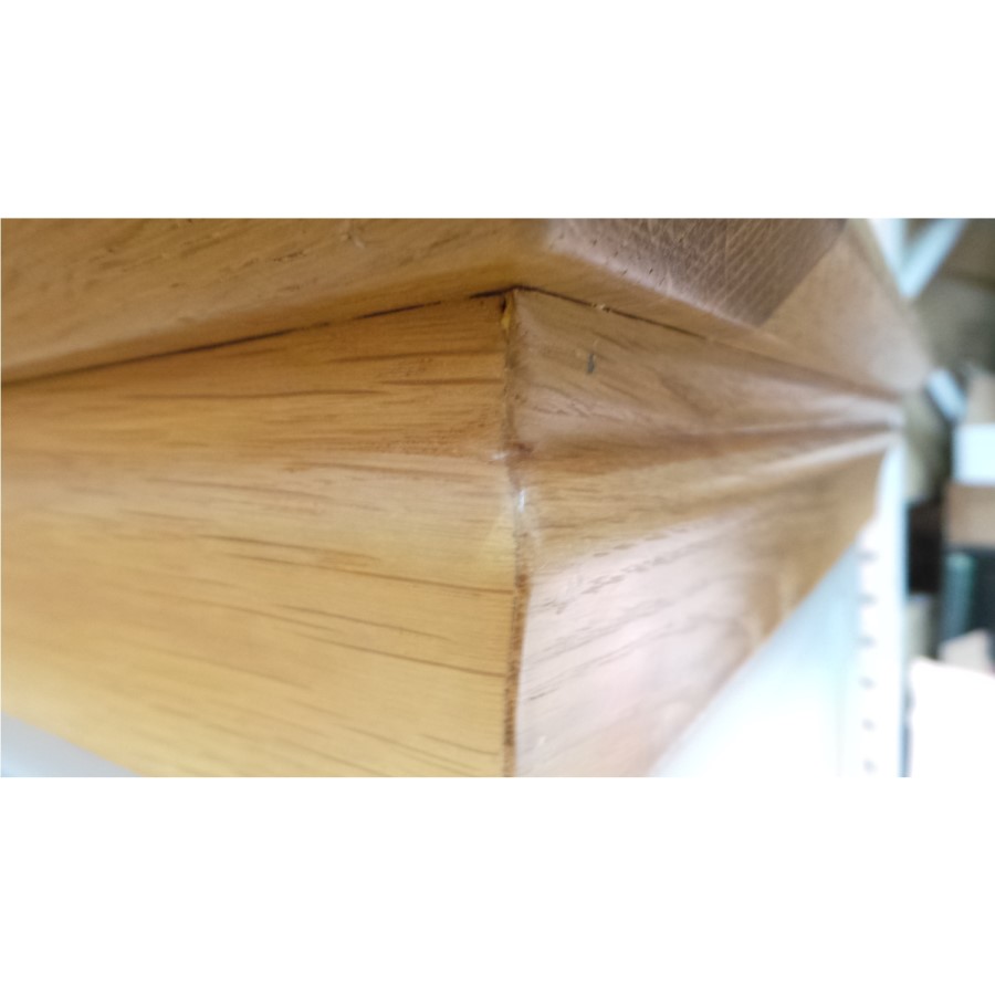 GRADE A3 - Loire Grey and Oak 2+2 Chest of Drawers