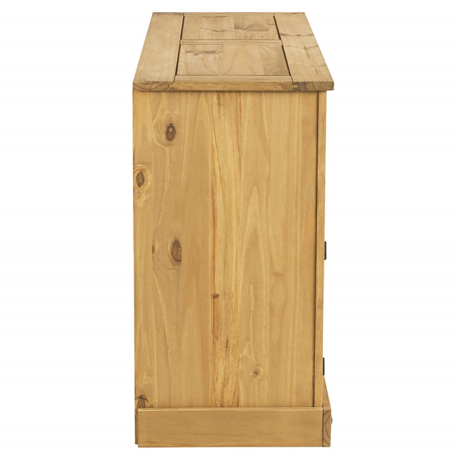 Corona Solid Pine 2 Door 5 Drawer Sideboard