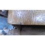 GRADE A2 - Linden 2 Drawer Coffee Table in Pale Grey and Light Oak