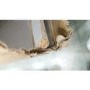 GRADE A3 - Evoque White 4 Door 2 Drawer Wardrobe with Crystal Effect Detail