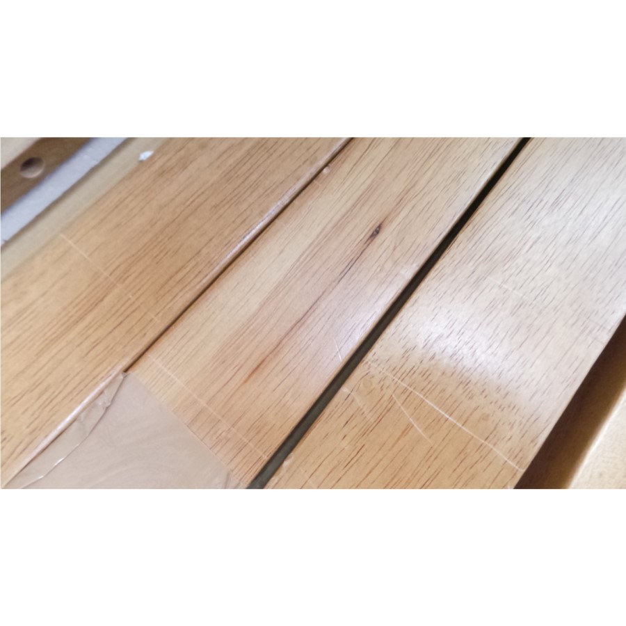 GRADE A2 - New Haven Large 6 Seater Dining Table in Light Oak 90cm x 150cm