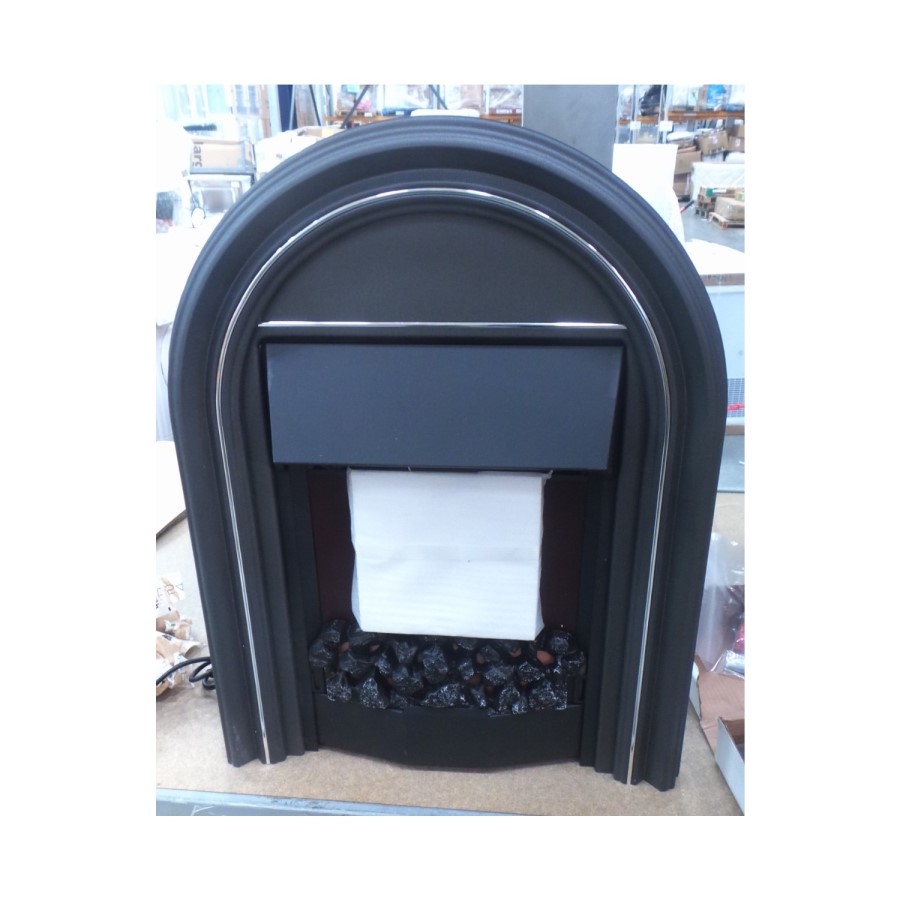 GRADE A2 - Be Modern Abbey Black Finish Electric Fire