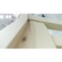 GRADE A2 - Julian Bowen Olivia Stone White Single Bed