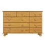 GRADE A1 - Hamilton 2+3+4 Wide Chest of Drawers in Pine