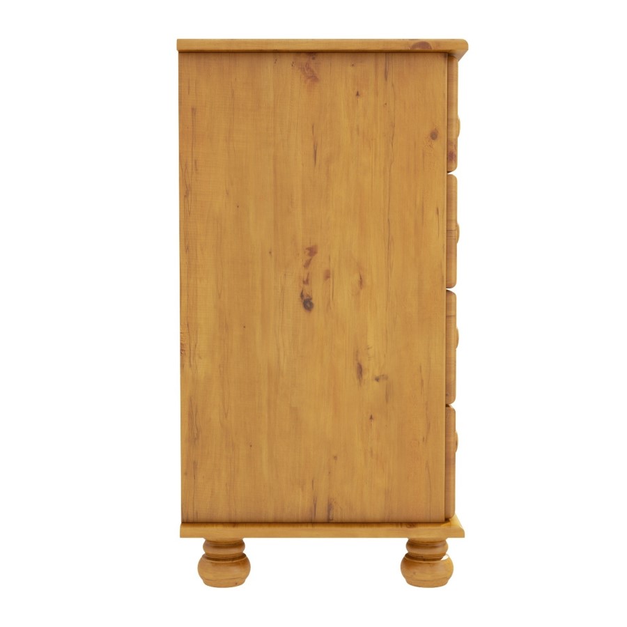 GRADE A1 - Hamilton 2+3+4 Wide Chest of Drawers in Pine