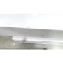 GRADE A2 - Evoque Rectangular High Gloss White TV Unit with Grey Gloss Detail