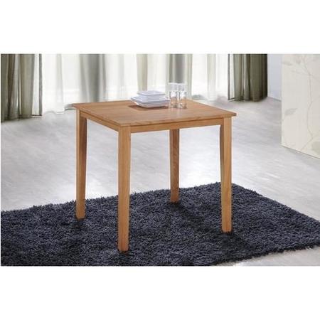 GRADE A2 - New Haven Small 2 Seater Dining Table in Light Oak 75cm x 75cm