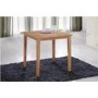 GRADE A2 - New Haven Small 2 Seater Dining Table in Light Oak 75cm x 75cm