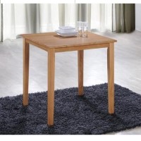 GRADE A2 - New Haven Small 2 Seater Dining Table in Light Oak 75cm x 75cm