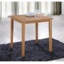 GRADE A2 - New Haven Small 2 Seater Dining Table in Light Oak 75cm x 75cm
