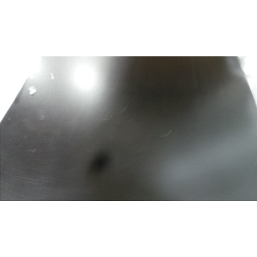 GRADE A2 - Sense Black High Gloss Bedside Table with LED Light