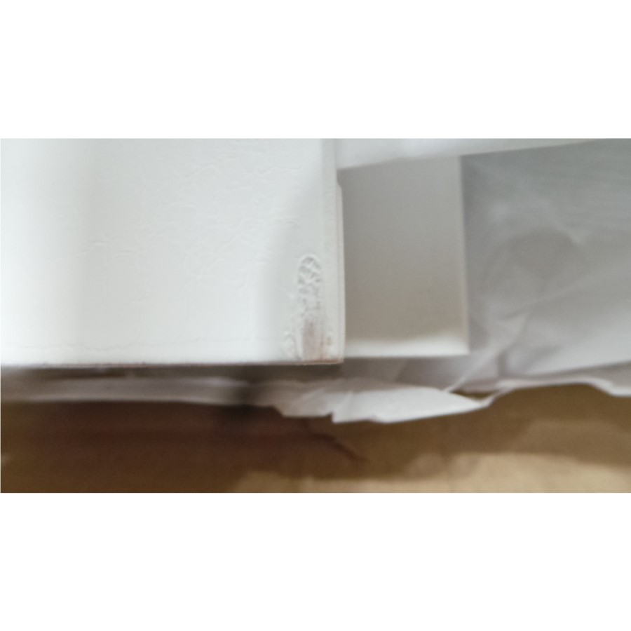 GRADE A2 - Oxford Single Bunk Bed in White
