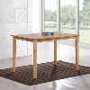 GRADE A1 - New Haven Rectangle Wooden Dining Table in Light Oak - 4 Seater