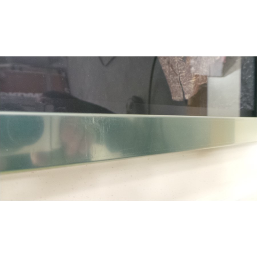 GRADE A2 - Be Modern Linmere Electric Fireplace Insert and Surround - Almond Stone Effect